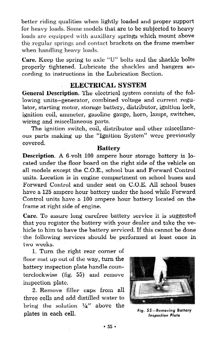 1953 Chevrolet Trucks Operators Manual Page 92